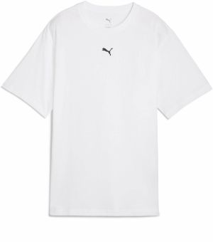 PUMA Funkčné tričko 'Ess'  čierna / biela