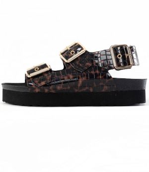 Bayton Sandále 'Rosa'  hnedá / zlatá / čierna