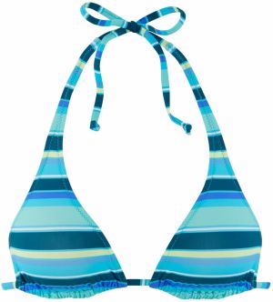 s.Oliver Bikinový top  tyrkysová / indigo / azúrová