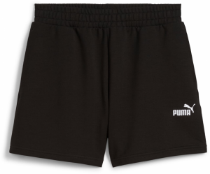 PUMA Športové nohavice 'Ess No. 1'  čierna / biela