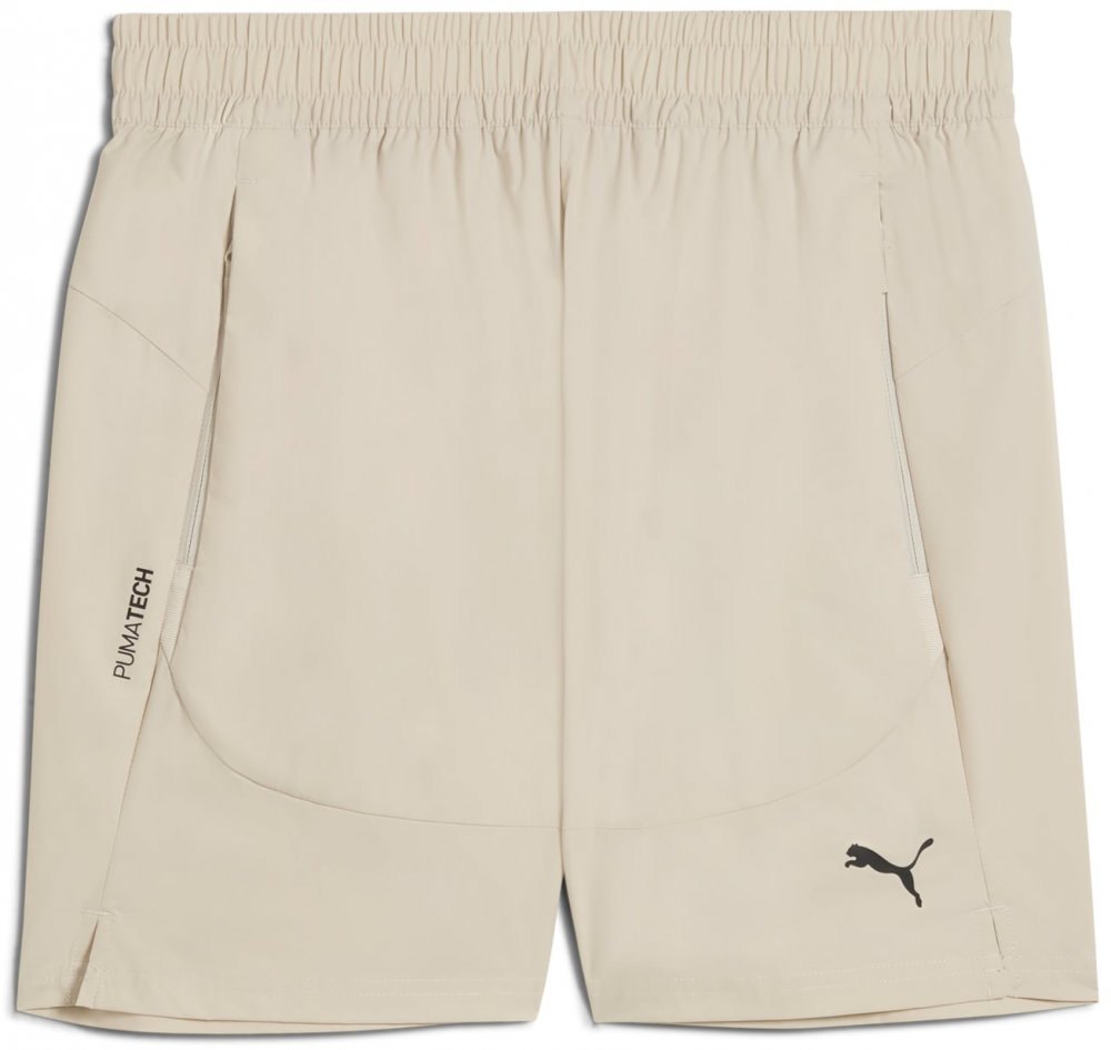 PUMA Nohavice 'PUMATECH'  béžová / čierna