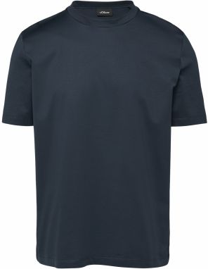 s.Oliver BLACK LABEL Tričko  námornícka modrá