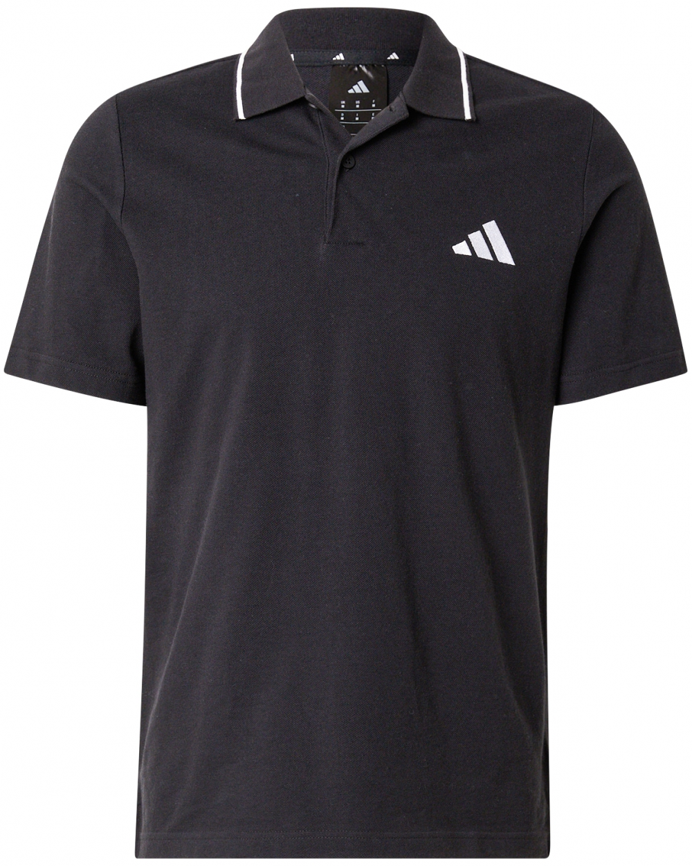ADIDAS SPORTSWEAR Funkčné tričko 'Essentials'  čierna / biela