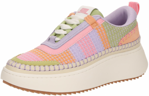 STEVE MADDEN Nízke tenisky 'Doubletake'  svetlozelená / levanduľová / oranžová / ružová