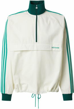 ADIDAS ORIGINALS Prechodná bunda  smaragdová / biela