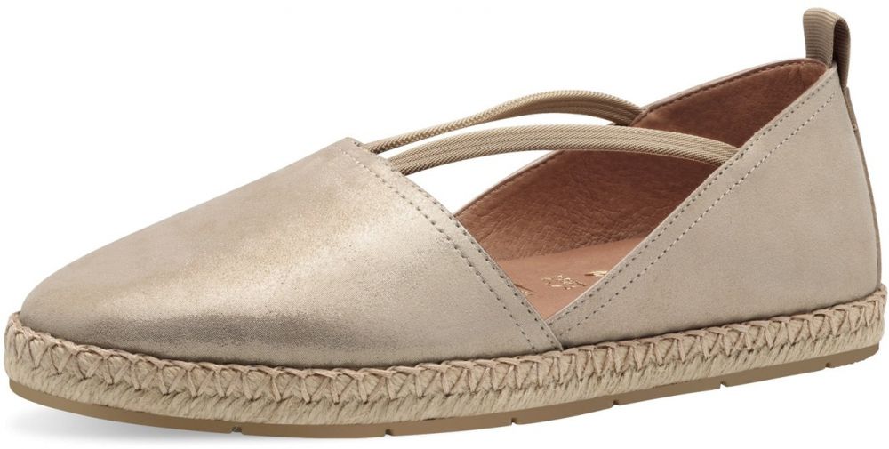 Tamaris Espadrilky  šampanské