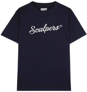 Scalpers Tričko ' '  modrá / tmavomodrá