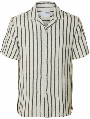 SELECTED HOMME Košeľa 'SLHSal'  čierna / biela