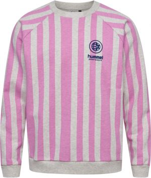 Hummel Mikina 'Soccer Love'  námornícka modrá / ružová / vínovo červená / biela melírovaná
