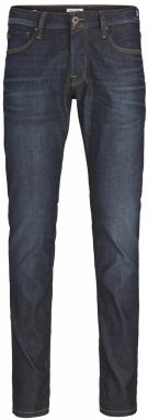 JACK & JONES Džínsy 'JJIGlenn JJICON'  tmavomodrá