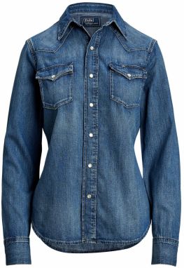 Polo Ralph Lauren Blúzka  modrá denim