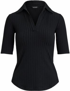 Lauren Ralph Lauren Tričko 'RAYON'  čierna