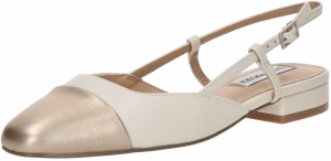 STEVE MADDEN Baleríny s ramienkom 'BELINDA'  krémová / zlatá