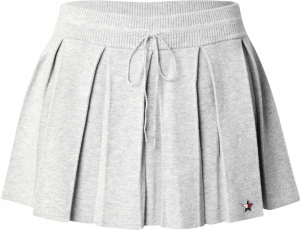 Tommy Jeans Sukňa  sivá melírovaná