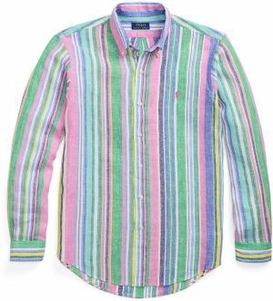 Polo Ralph Lauren Košeľa  námornícka modrá / žltá / zelená / ružová