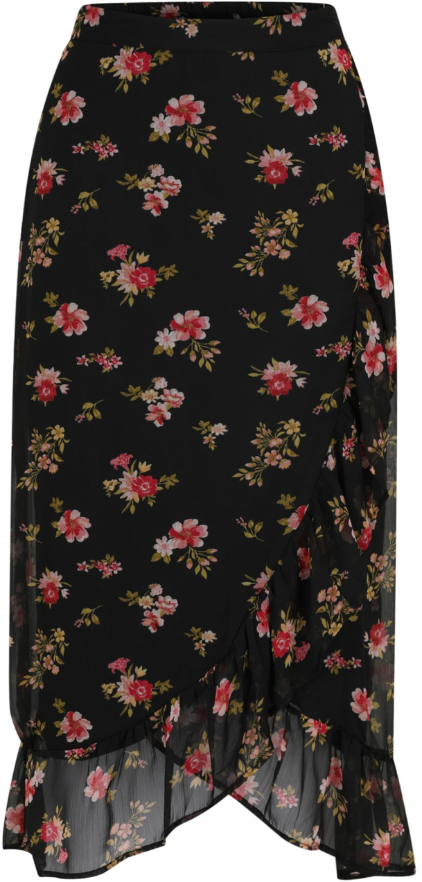 Vero Moda Tall Sukňa 'VMSMILLA'  olivová / červená / čierna / biela