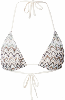 BeckSöndergaard Bikinový top 'Amber'  zelená / olivová / čierna / biela
