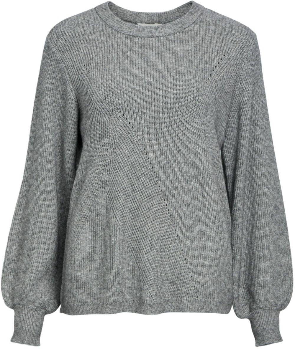 OBJECT Sveter 'Ditte'  sivá melírovaná