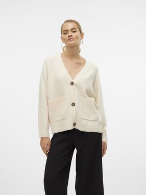 VERO MODA Kardigán 'Boom'  krémová