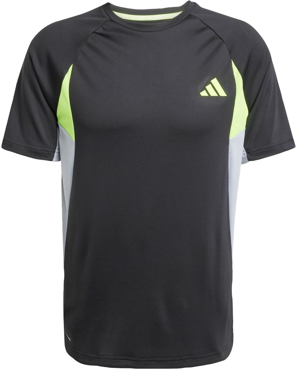 ADIDAS PERFORMANCE Funkčné tričko 'Tech Apparel'  svetlosivá / limetová / čierna