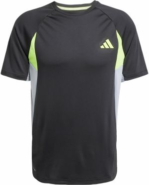 ADIDAS PERFORMANCE Funkčné tričko 'Tech Apparel'  svetlosivá / limetová / čierna