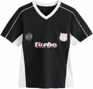 Next Tričko  ružová / čierna / biela