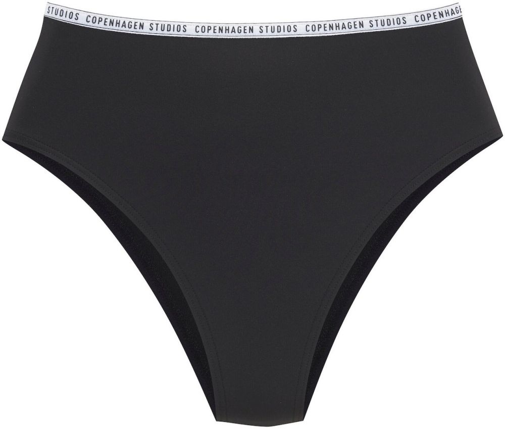 Copenhagen Studios Bikinové nohavičky  striebornosivá / čierna