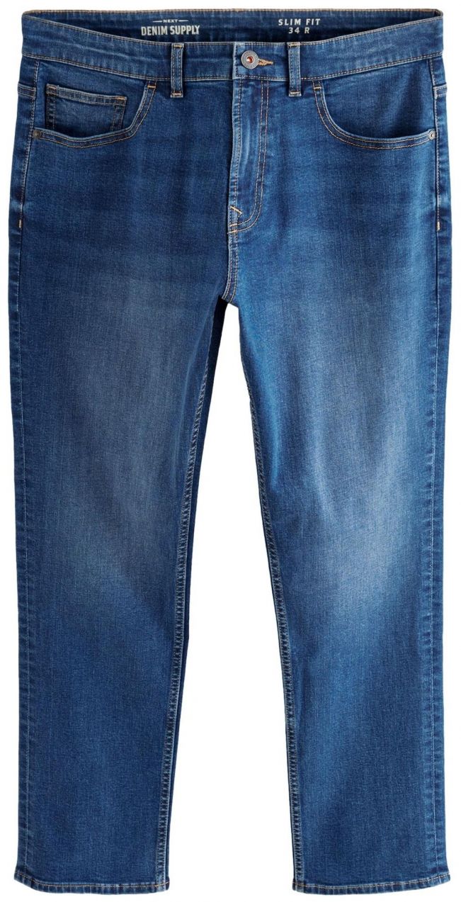 Next Džínsy  modrá denim