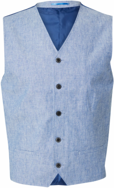 JACK & JONES Vesta k obleku  modrá / modrá melírovaná