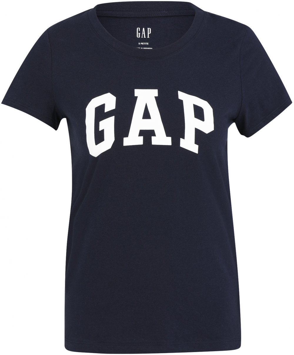 Gap Petite Tričko 'FRANCHISE'  modrá / hnedá / biela