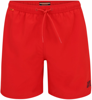 Superdry Plavecké šortky 'Essential'  námornícka modrá / červená