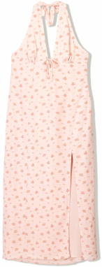Bershka Letné šaty  žltá / zelená / ružová / ružová
