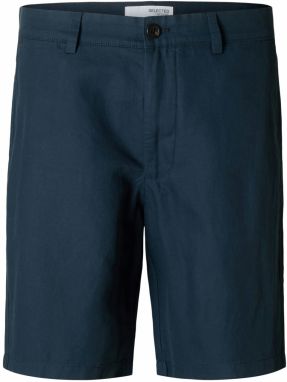 SELECTED HOMME Chino nohavice 'SLHMILES'  tmavomodrá