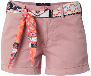 Superdry Chino nohavice 'CLASSIC'  staroružová