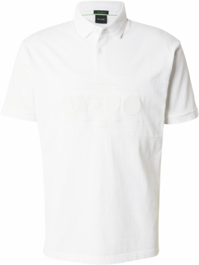 BOSS Tričko 'Percy Heritage'  biela
