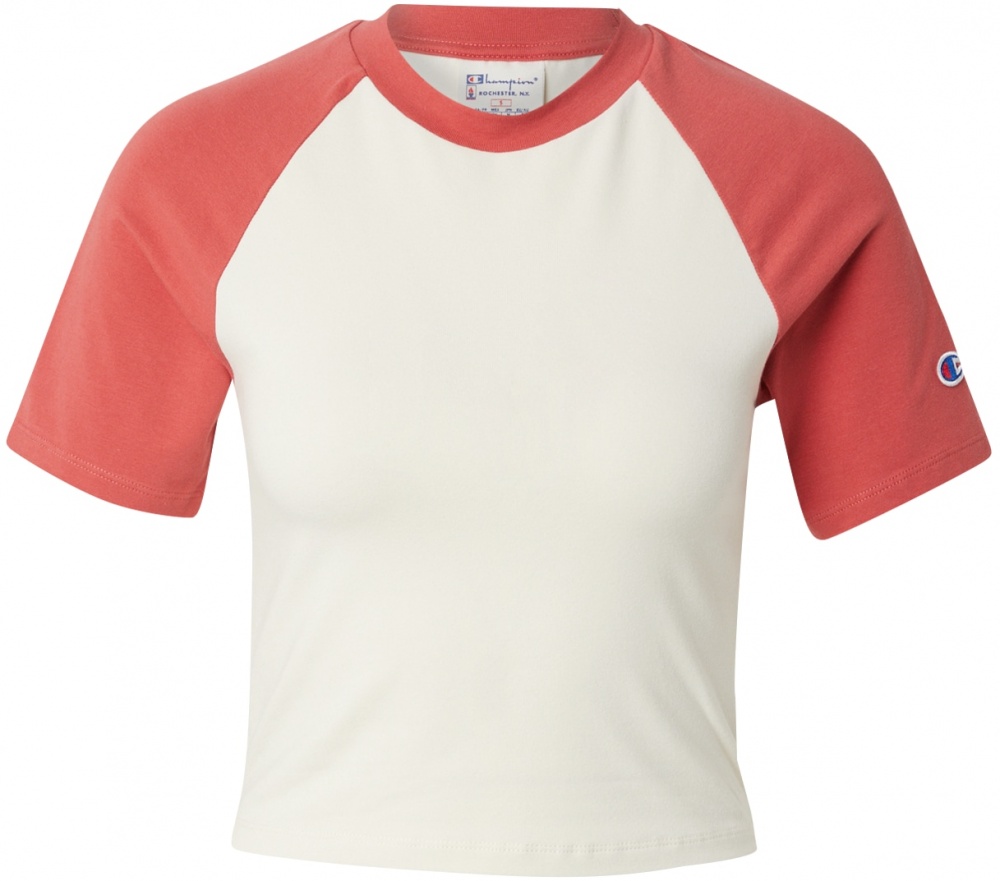 Champion Authentic Athletic Apparel Tričko  červená / biela