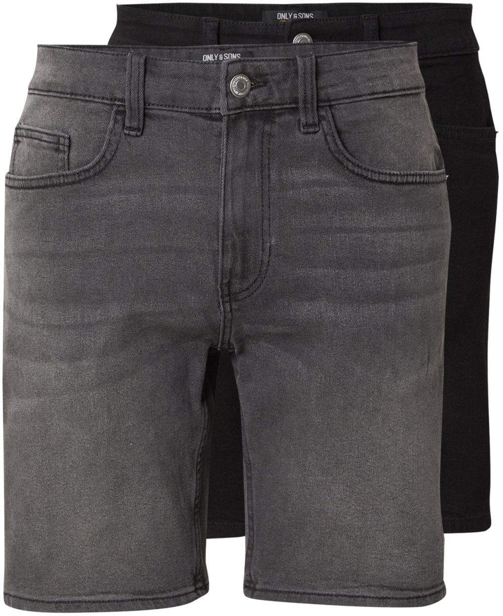 Only & Sons Džínsy 'ONSWEFT'  sivý denim / čierna
