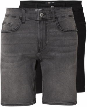 Only & Sons Džínsy 'ONSWEFT'  sivý denim / čierna