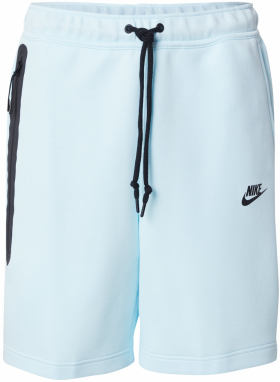 Nike Sportswear Nohavice 'TCH FLC'  svetlomodrá / čierna