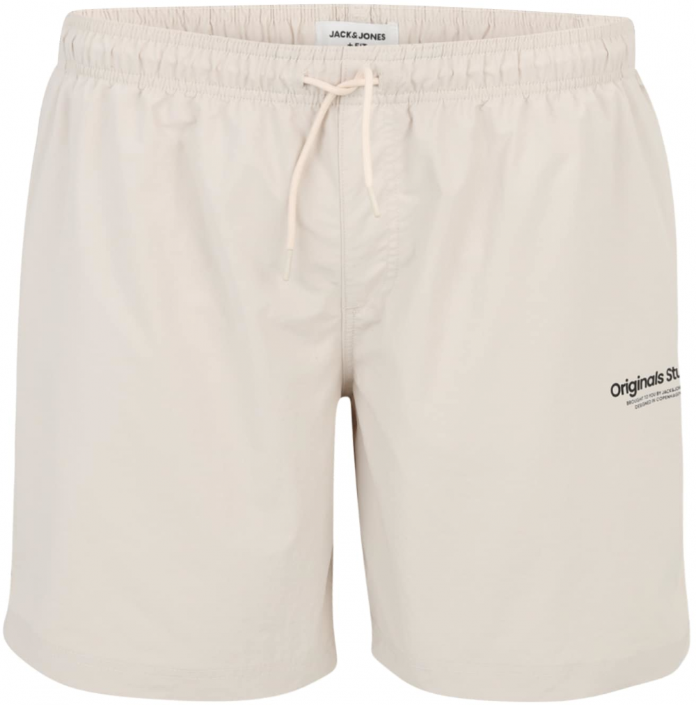 Jack & Jones Plus Plavecké šortky 'JPSTNAXOS'  béžová