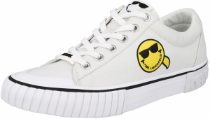 Karl Lagerfeld Nízke tenisky 'KAMPUS II Lo - KL x Smiley'  žltá / čierna / biela