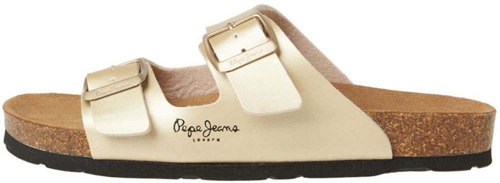 Pepe Jeans Šľapky 'Oban Claic'  zlatá / čierna