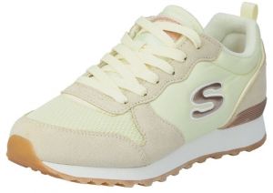 SKECHERS Nízke tenisky 'Air Infinity'  béžová / pastelovo žltá / zlatá / biela