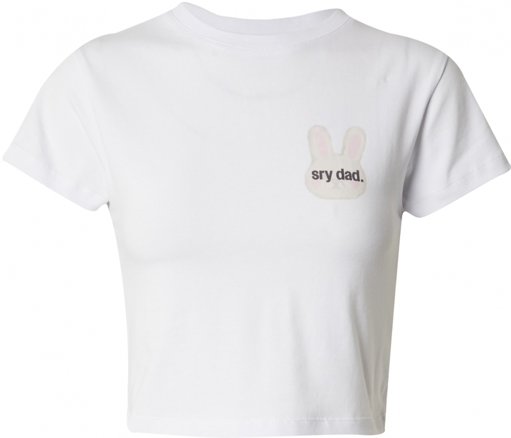 sry dad. Tričko  biela