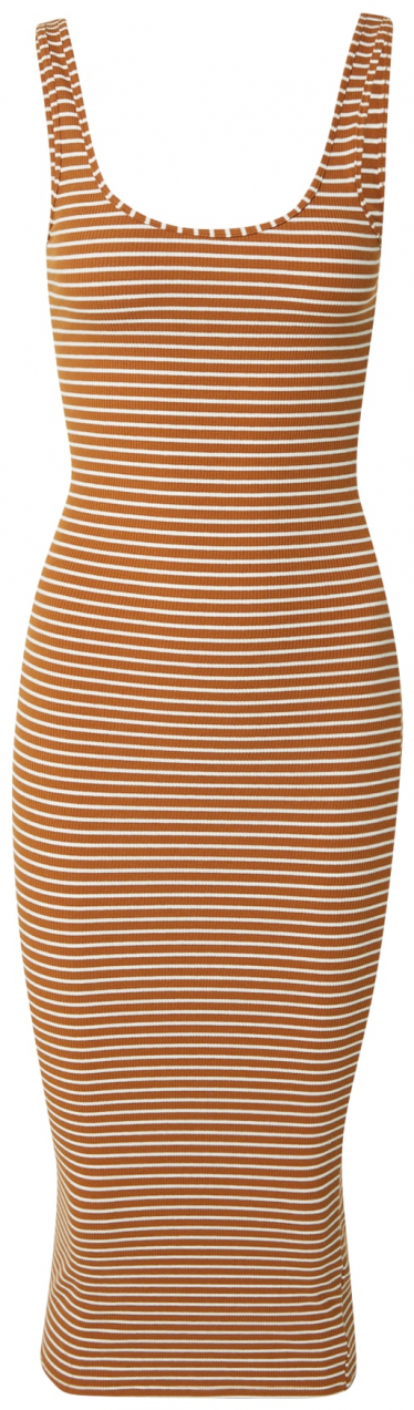 STUDIO SELECT Šaty 'Caro'  karamelová / biela
