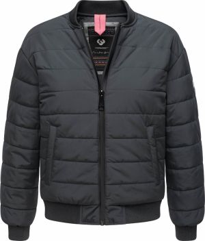 Ragwear Prechodná bunda 'Bombina'  tmavosivá / čierna