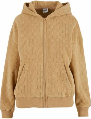 Urban Classics Tepláková bunda  farba ťavej srsti