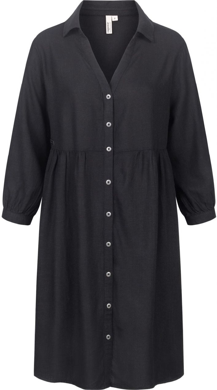 Ragwear Košeľové šaty 'Almu'  čierna