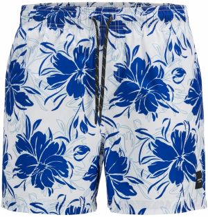 JACK & JONES Plavecké šortky 'JPSTMAUI'  modrá / svetlomodrá / biela