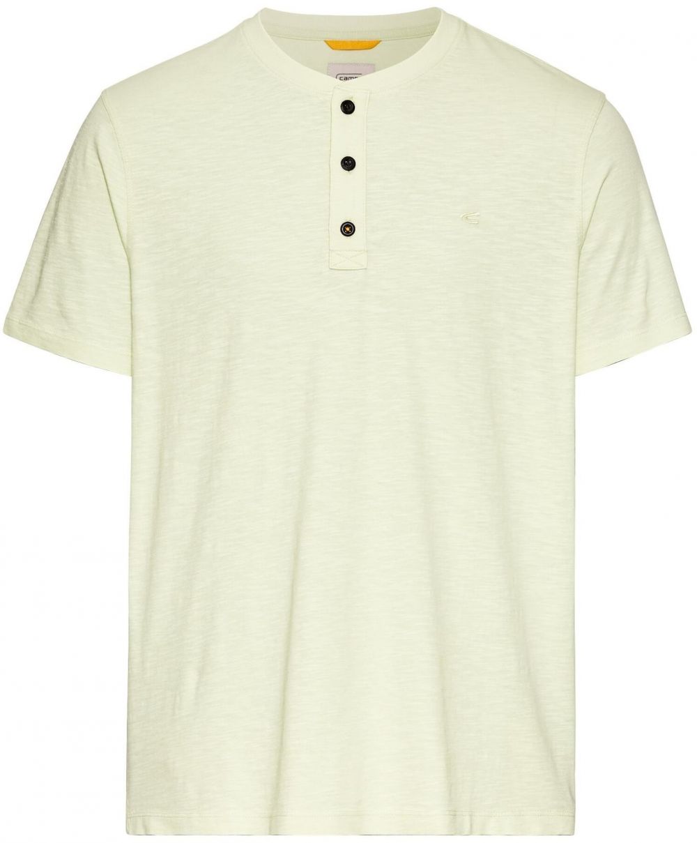 CAMEL ACTIVE Tričko 'Henley'  krémová